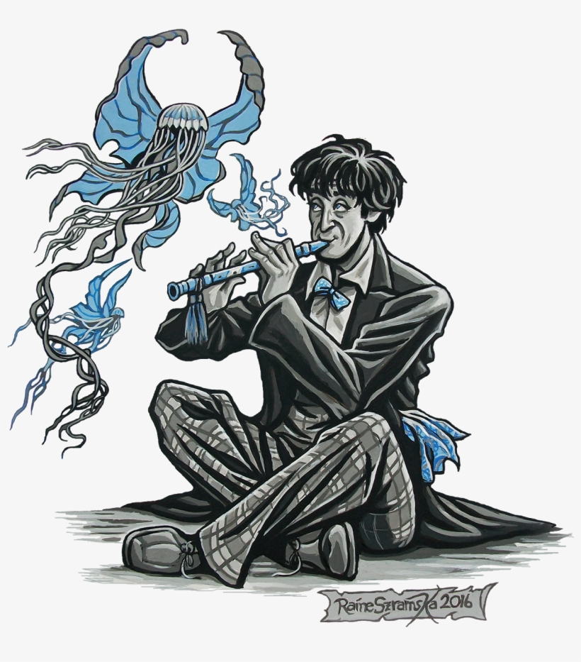 Song For The Butterfly-jellies - Second Doctor Fan Art, transparent png download
