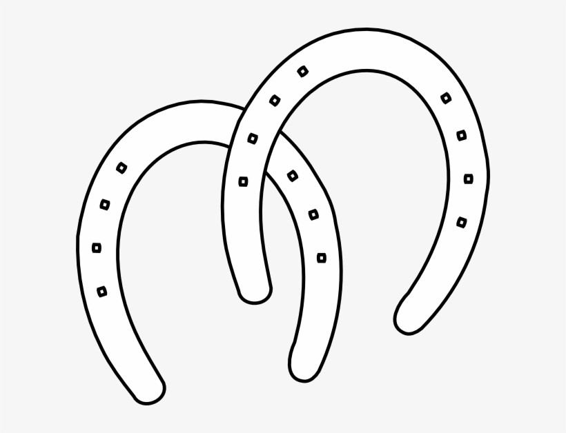 Image Free Horseshoes Clip Art At Clker Com Vector - Double Horseshoes Png, transparent png download