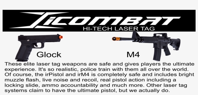 Icombat Tactical Laser System - Icombat Laser Tag, transparent png download