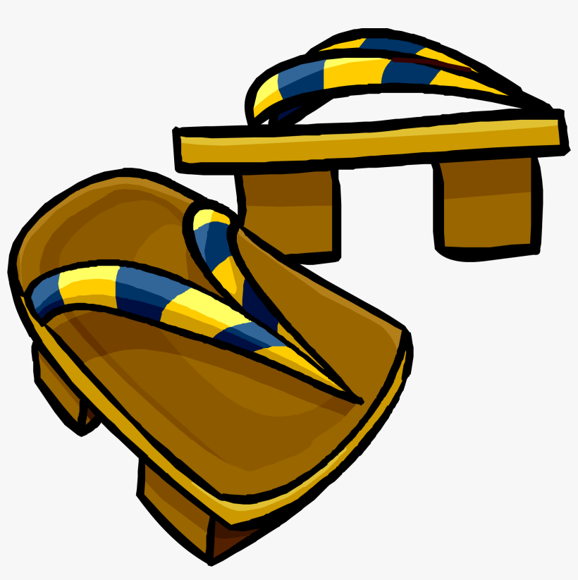 Sunburst Sandals - Club Penguin Sandals, transparent png download