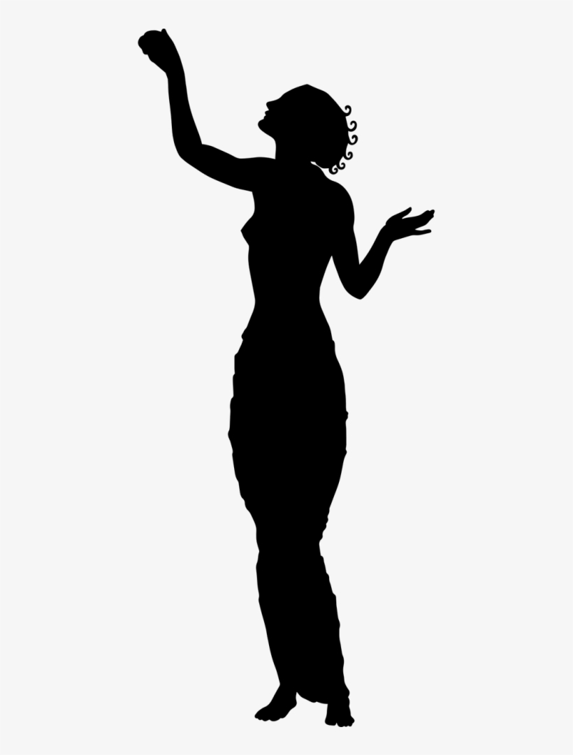 Silhouette,woman,female - Silhouette Persona, transparent png download