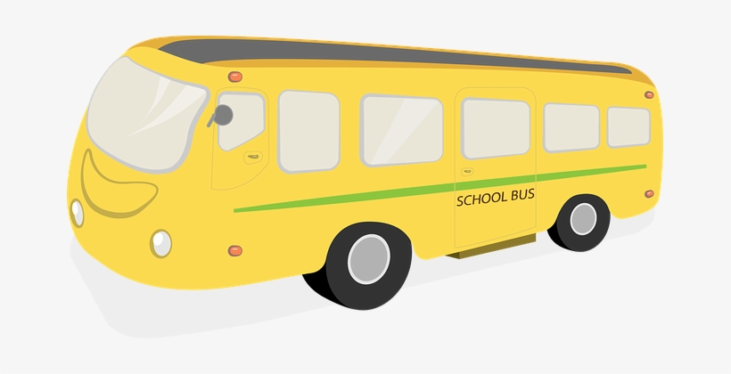 Bus, School Bus, School, Transportation - School Bus, transparent png download