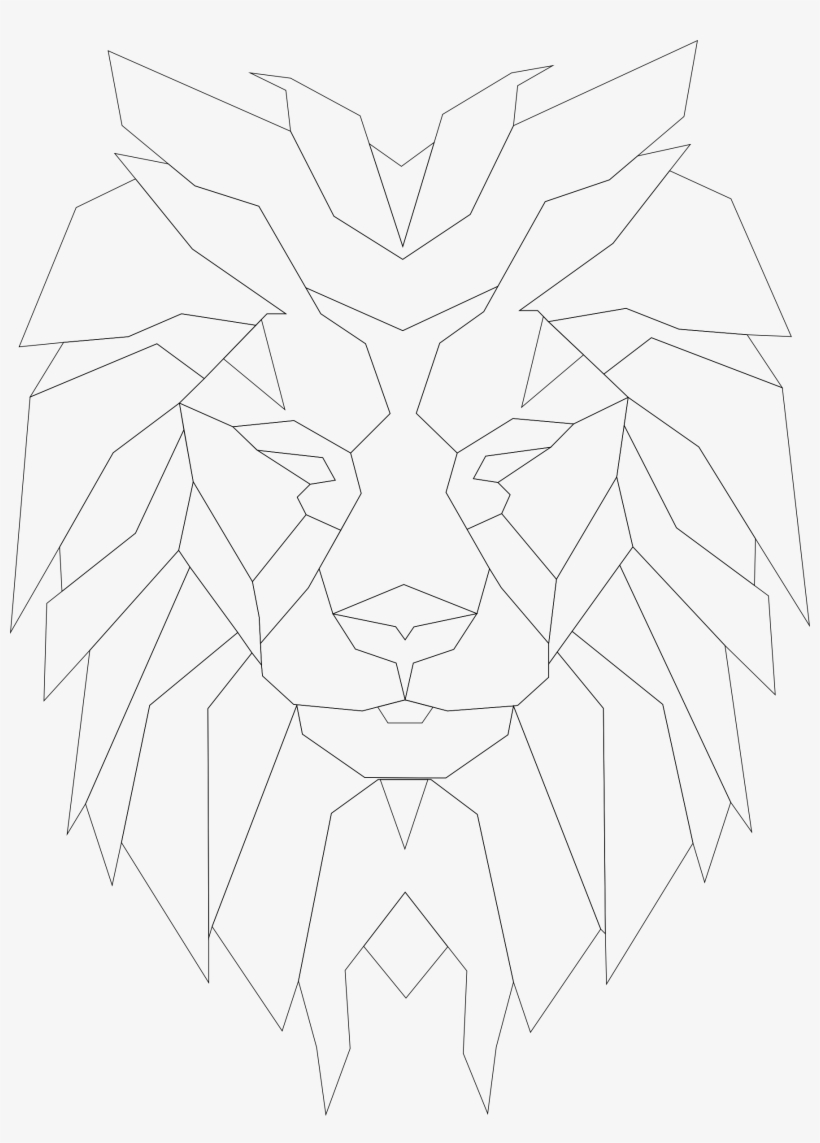 Clip Royalty Free Stock Collection Of Free Lion Transparent - Line Art, transparent png download