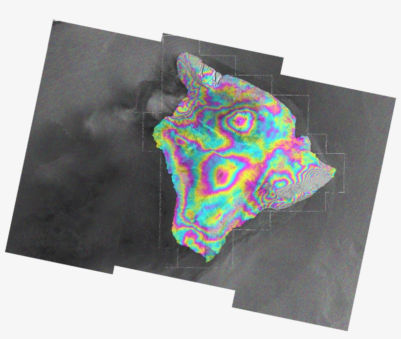 Sentinel 1b 12-day Interferogram - Kilauea Eruption 2018 Nasa, transparent png download