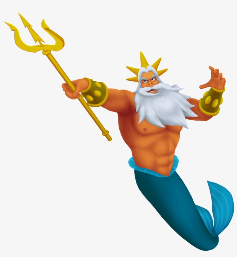 Little Mermaid And Friends, Nv-51, Fascinating - King Triton, transparent png download