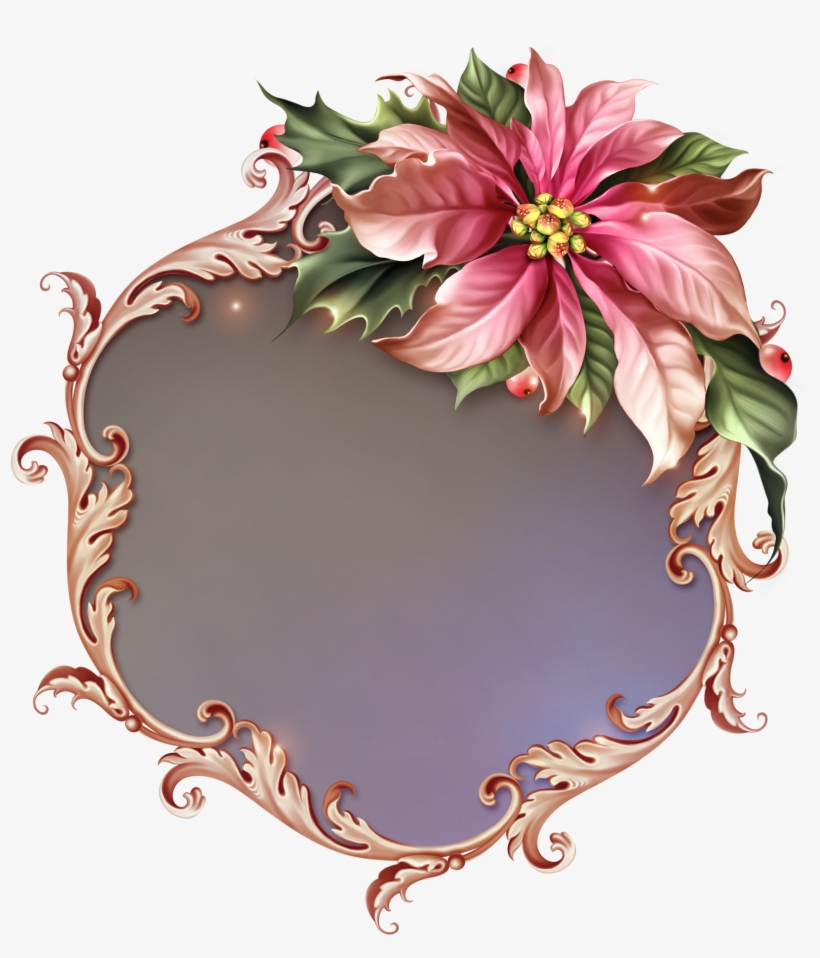 Ornate Christmas Decor Borders And Frames, Dividers, - Christmas Day, transparent png download