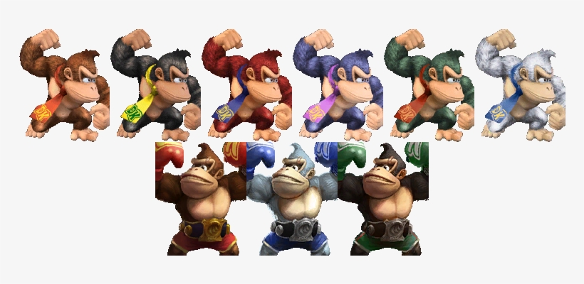 Donkey Kong - Donkey Kong Skins Smash 4, transparent png download