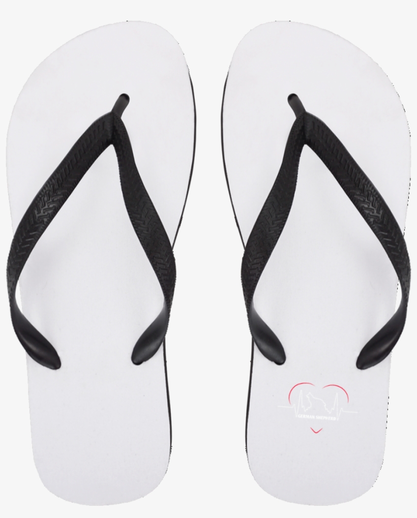 Funny German Shepherd T Shirt - Hustle Until - Flip Flops - Large, transparent png download