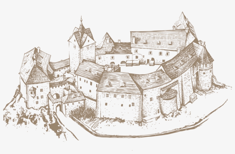 Loket Castle - Medieval Architecture, transparent png download