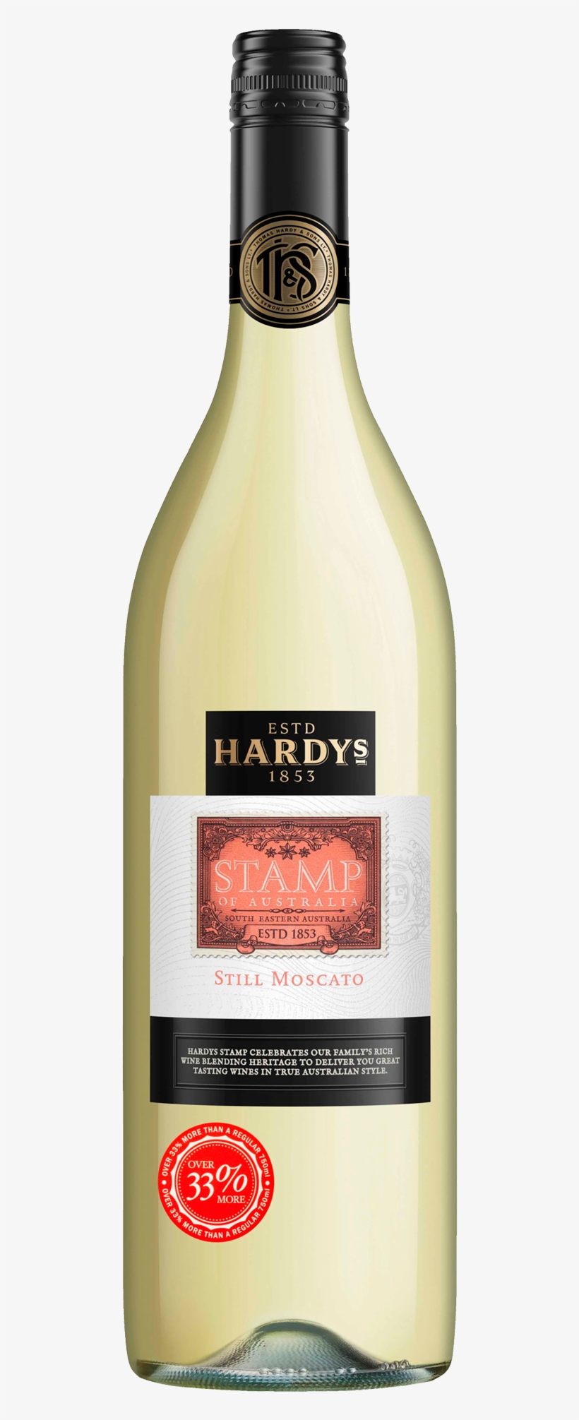 Hardy's Stamp Of Australia Moscato 1l Bottle - Hardys Stamp Semillon Sauvignon, transparent png download