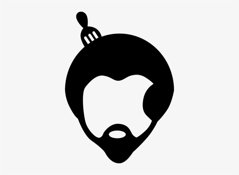 Afro Comb Macbook Sticker - Afro, transparent png download