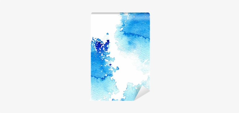 Download Abstract Dark Blue Watery Frame - Splash Watercolor Background ...