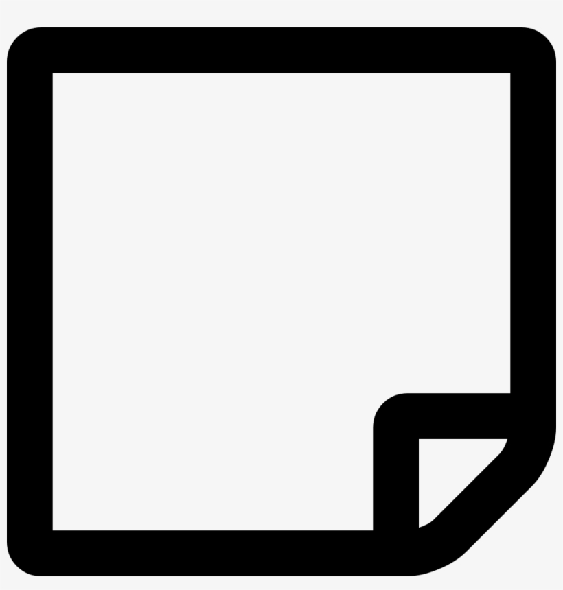 Sticky Note O - Icon, transparent png download