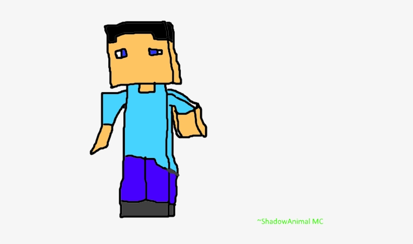 Minecraft Steve - Illustration, transparent png download