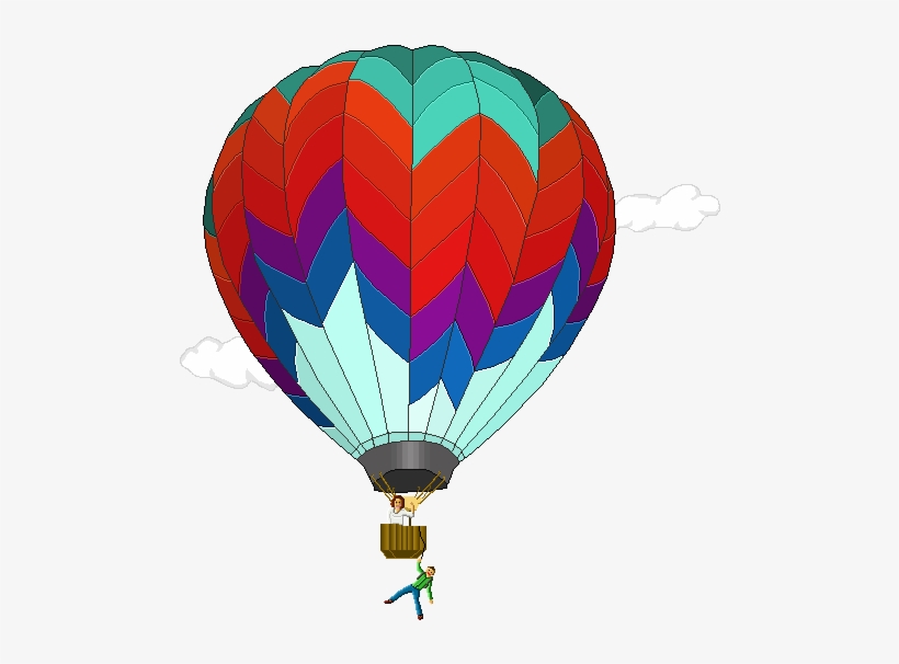 Baloon Drawing Hot Air Balloon - Hot Air Balloon Transparent, transparent png download