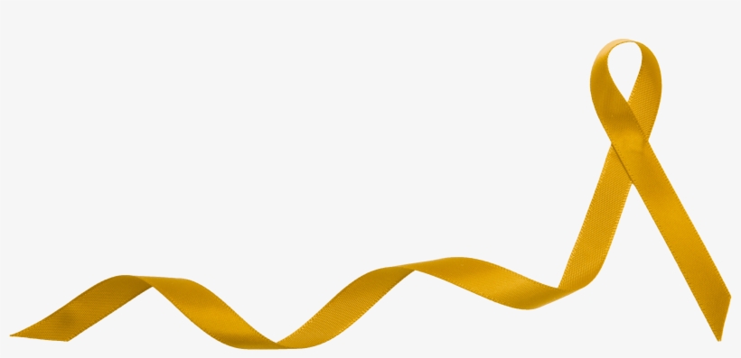 Gold Ribbon - Glaucoma Awareness Month, transparent png download