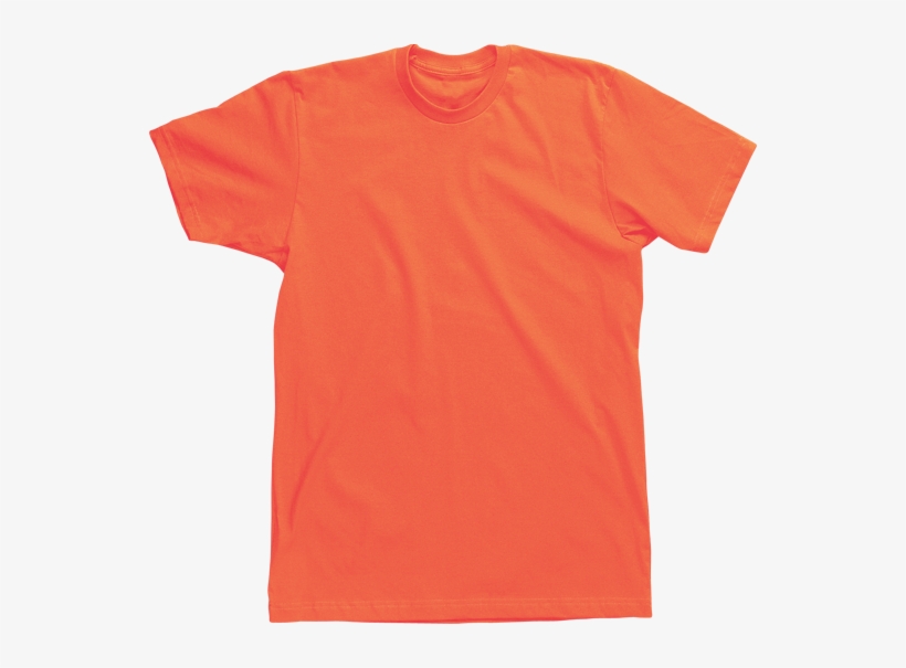 Gildan Neon Short Sleeve Tee - Orange T Shirt Png, transparent png download