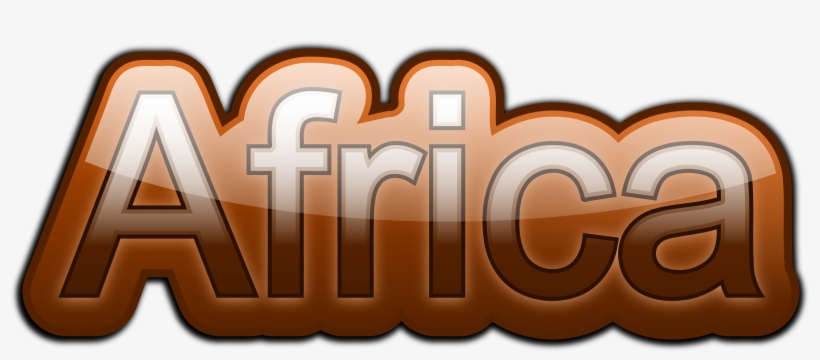 Svg Royalty Free Download Text Big Image Png - Africa Word Art Png, transparent png download