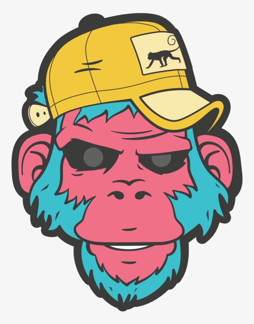 Monkey Vector - Cool Monkey Vector Png, transparent png download
