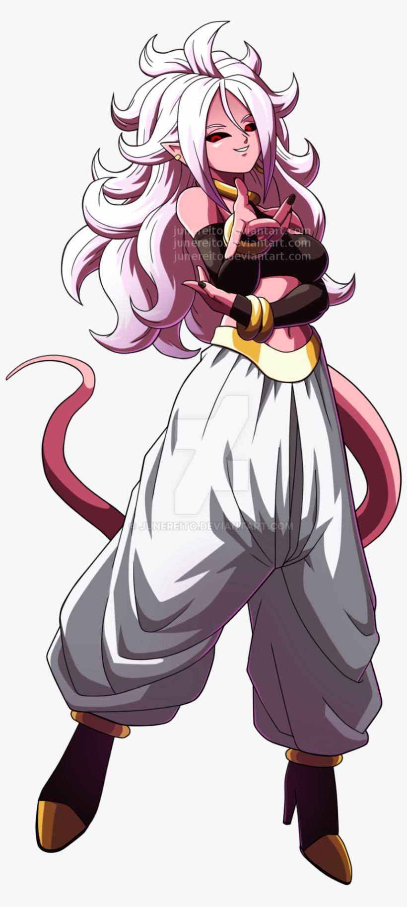 Collection Of Free Download On Ubisafe Majin - Deviantart Android 21, transparent png download