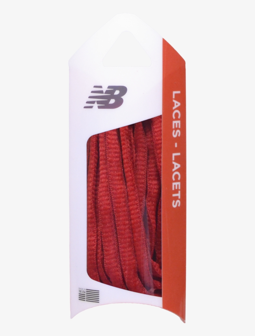 Nb Oval Red Athletic Shoelace - New Balance, transparent png download
