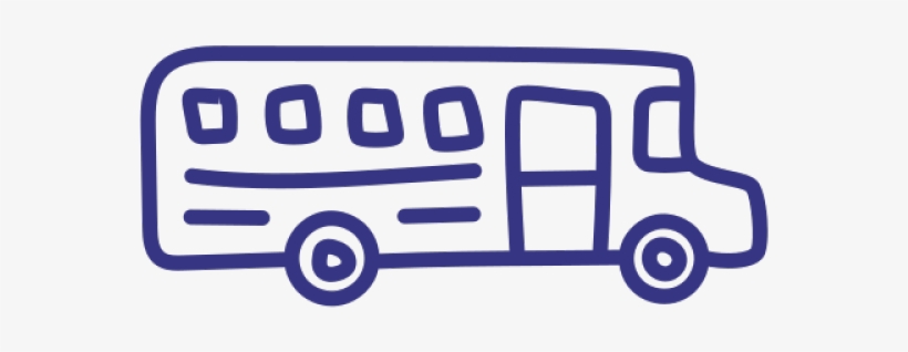 Drawn Bus Watercolor School - School Bus Hand Drawn Png, transparent png download