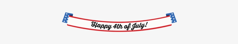 Happy Fourth Of July Long Banner - Happy Fourth Of July Banner Png, transparent png download