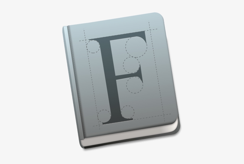 Font Book Icon For Yosemite Sketch Freebie - Font, transparent png download