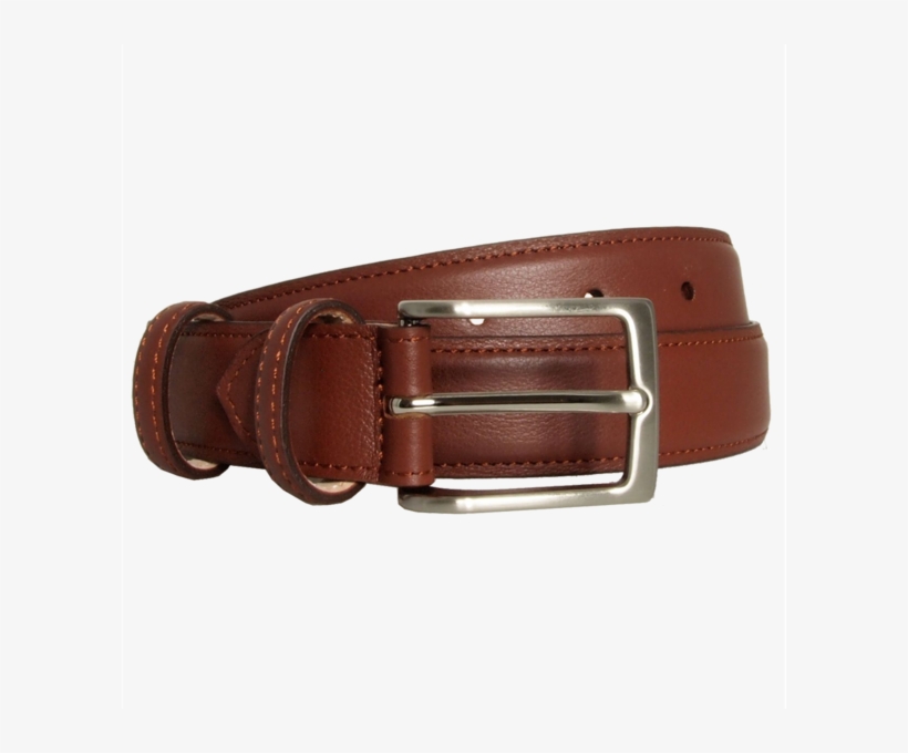 30 Mm Sartorial Fine Grain Leather Belt Brown - Leather Belt Brown, transparent png download