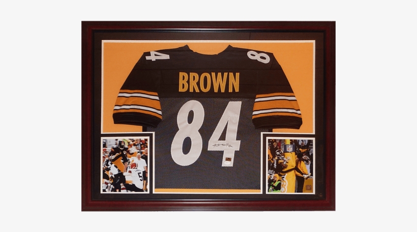 Antonio Brown Autographed Pittsburgh Steelers - Autographed Antonio Brown Picture - 16x20 Jsa Coa, transparent png download