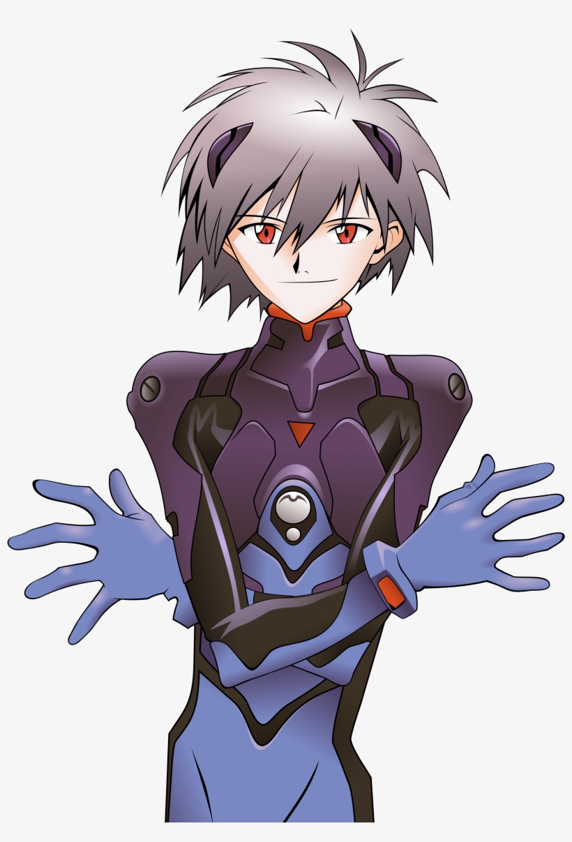 Neon Genesis Evangelion Nagisa Kaworu Male Transparent - Anime Eva Neon Genesis Evangelion Cosplay Costume T-shirt, transparent png download