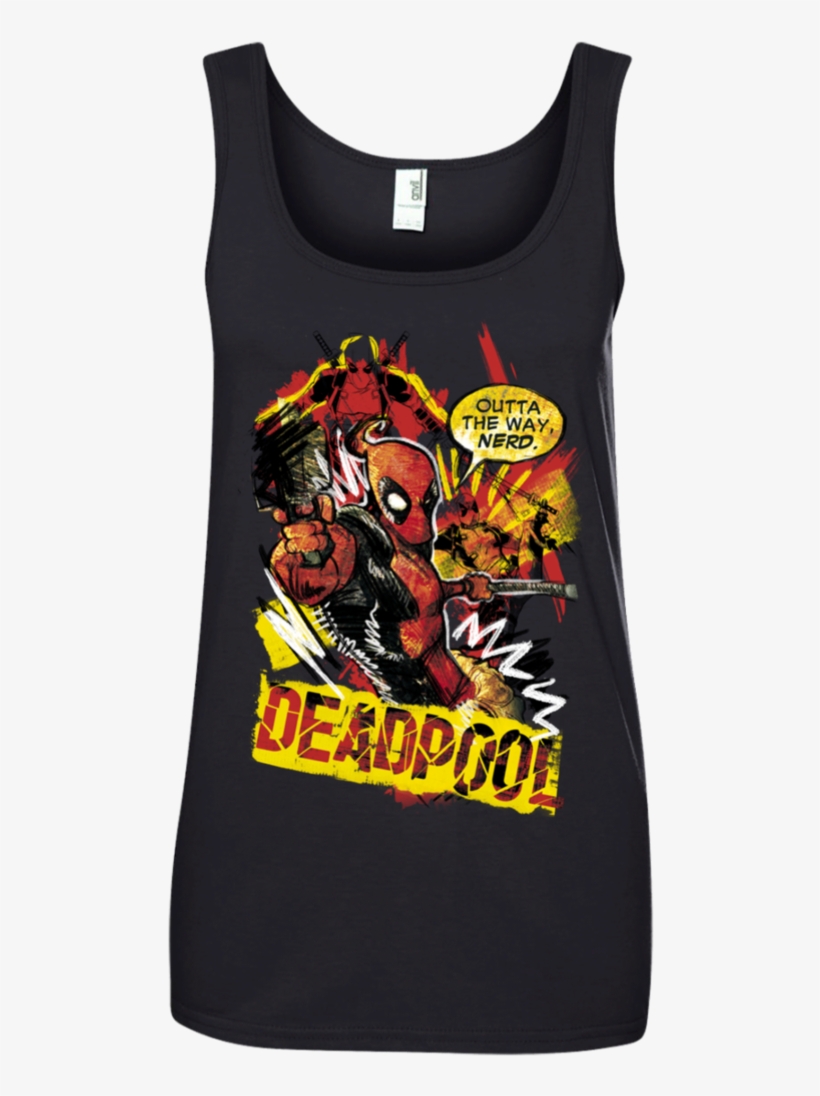 Deadpool Comic Panel T Shirt - Day To Remember Tank Top, transparent png download