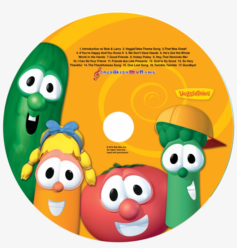 Sing A Long With Veggietales - Veggie Tales Personalized, transparent png download
