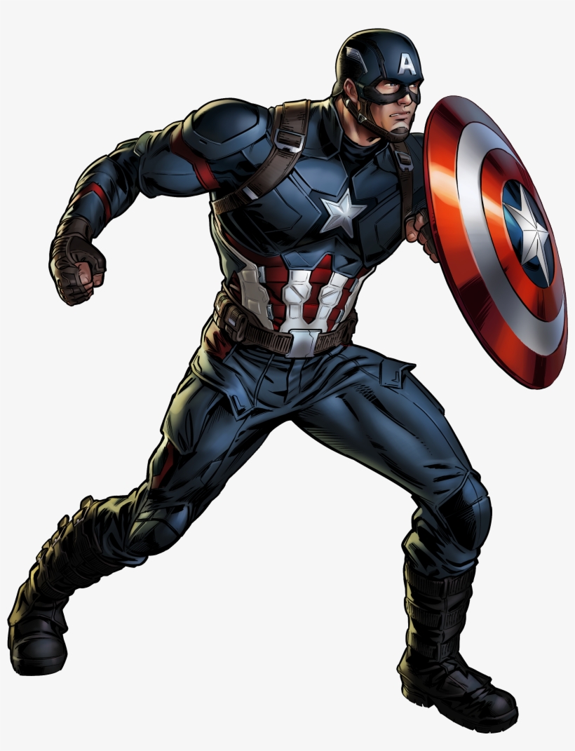 Pin By Rick Russell On Comic Book - Capitan America Marvel Avengers Alliance, transparent png download