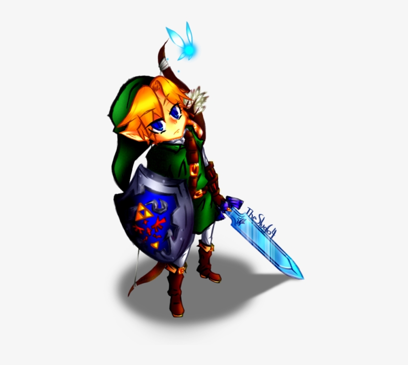 Adult Link From Ocarina Of Time - Illustration, transparent png download