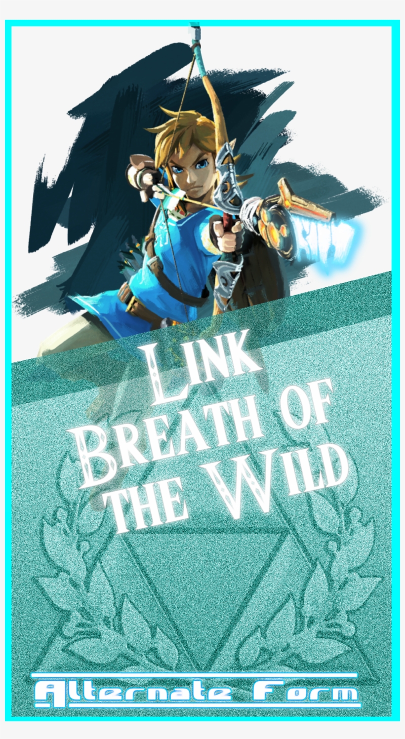 Link Breath Of He Wild - Legend Of Zelda Breath Of The Wild Link Artwork, transparent png download