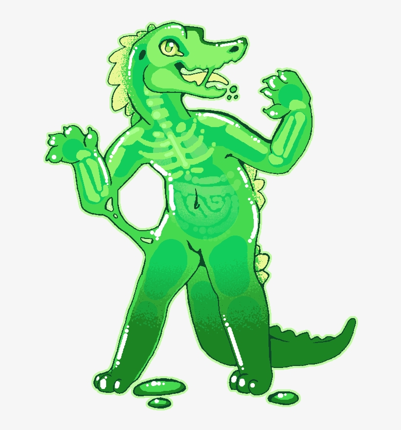 Lime Jello - Cartoon, transparent png download