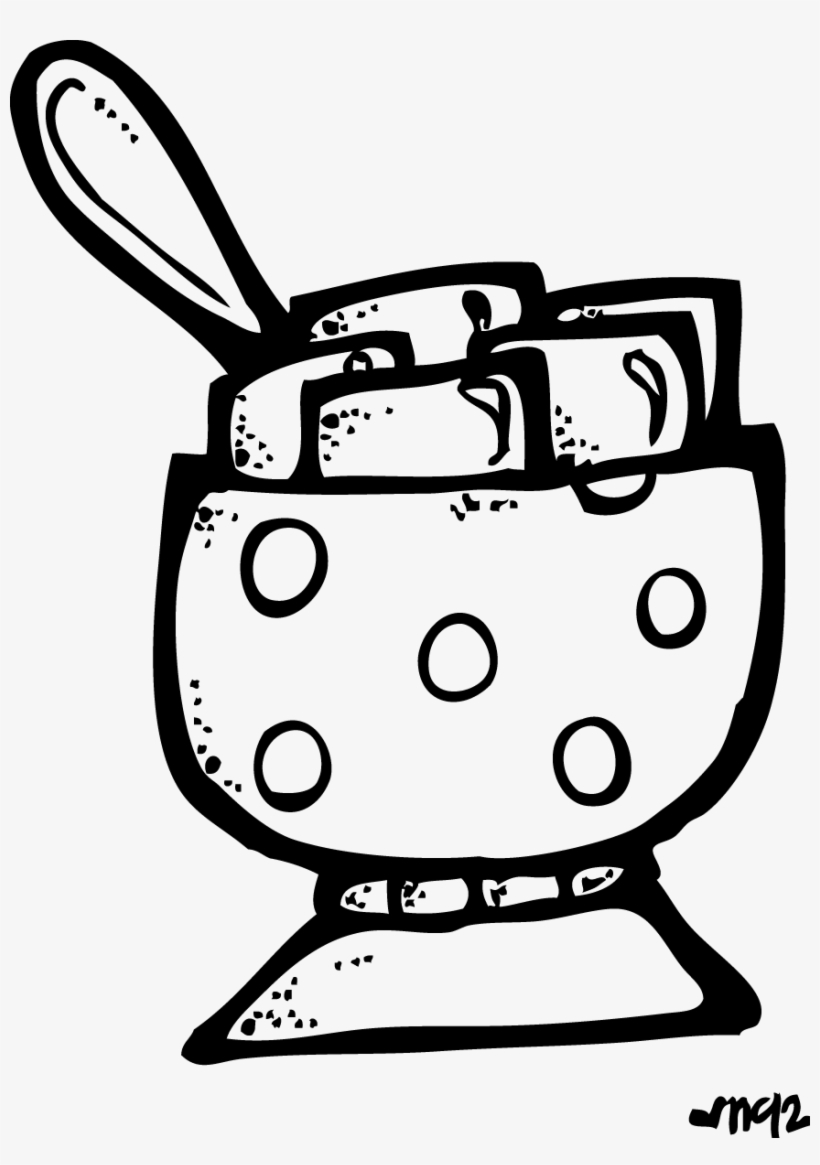 Melonheadz Lds Illustrating Green - Jello Black And White Clipart, transparent png download