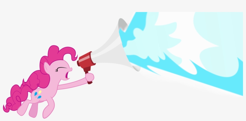 Edit, Energy Blast, Megaphone, Pinkie Pie, Safe, Shoop - Energy Blast Transparent, transparent png download