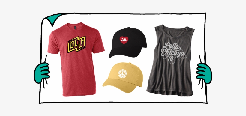 Lollapalooza Merchandise, transparent png download