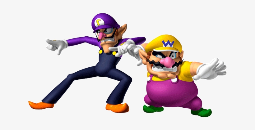 Wario And Waluigi - Wario And Waluigi Png, transparent png download