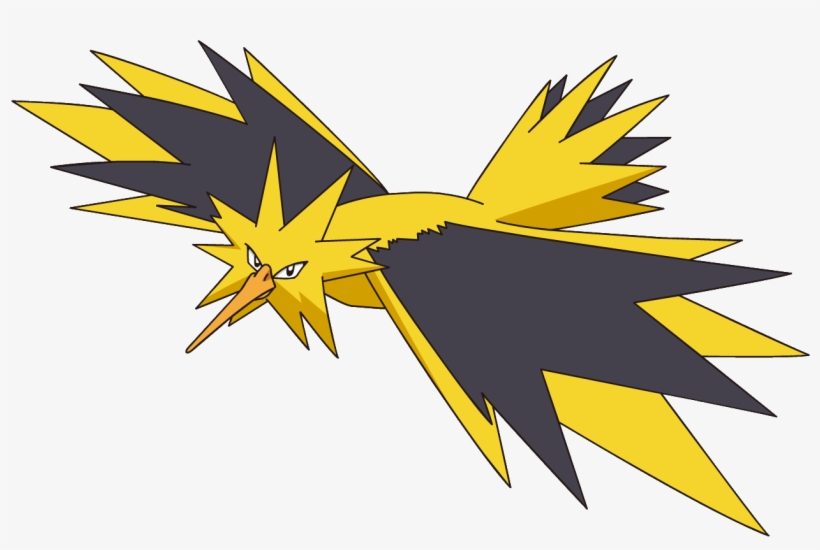 145zapdos Ag Anime 2 - Zapdos Ag Anime, transparent png download