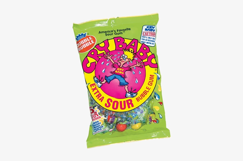 Cry Baby Extra Sour Bubble Gum - Cry Baby Guts Gumballs By The Pound, transparent png download