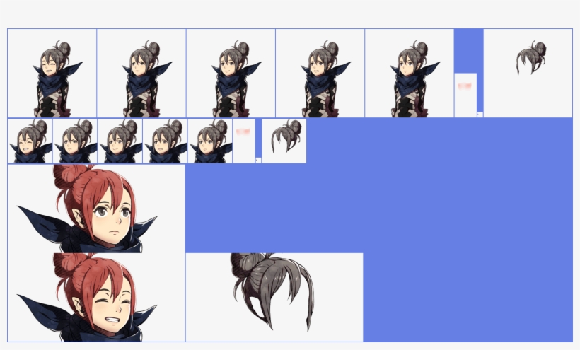 Click For Full Sized Image Kana - Fire Emblem Female Kana Sprite, transparent png download
