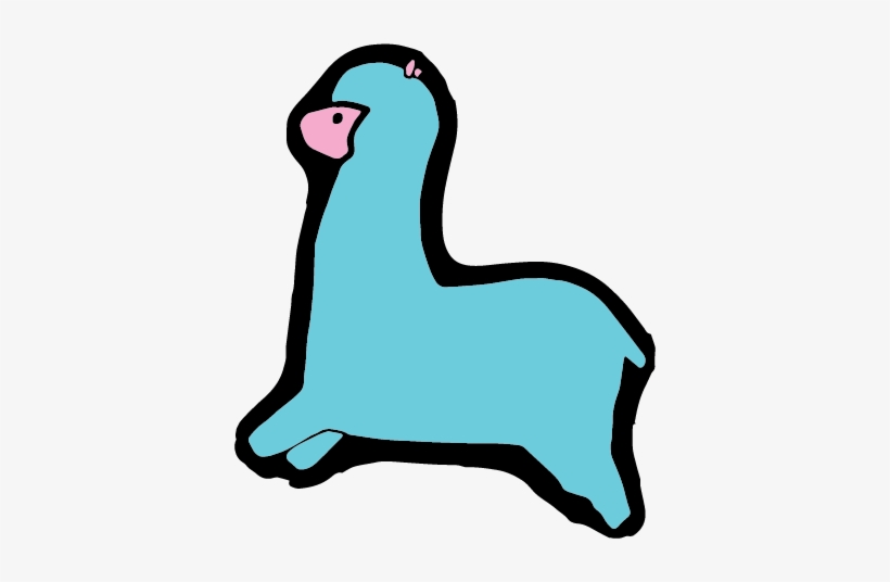 Cyanalpacatag - Alpaca Png, transparent png download
