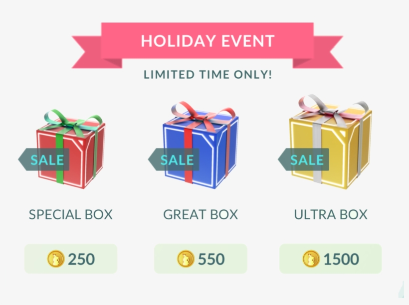 Holiday Sale - Ultra Box Pokemon Go, transparent png download