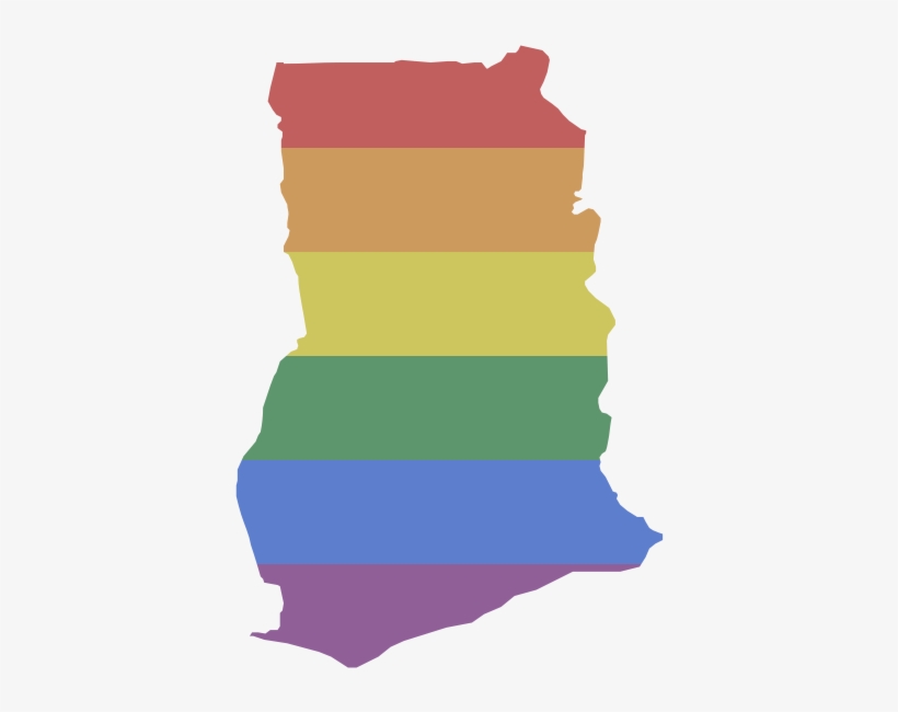 Lgbt Ghana - Outline Of Ghana, transparent png download