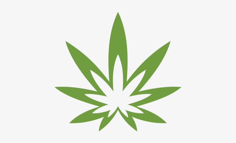 Modern Cannabis Leaf Vector, transparent png download