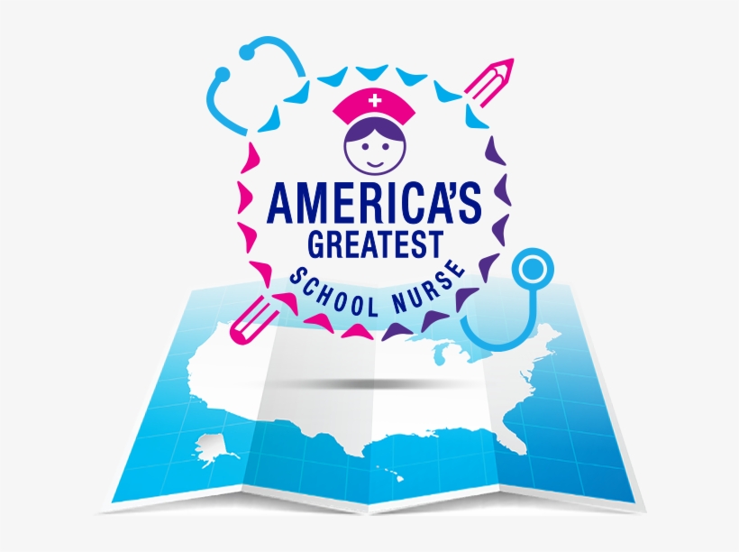 Americas Greatest School Nurse Map - School Nurses Day 2017, transparent png download