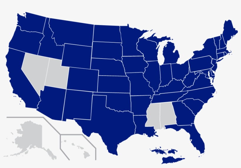 Scholarship Drawing Folded Map Image Download - Tobacco Chew By State, transparent png download